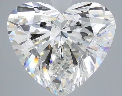 10.07ct G VVS2 Rare Carat Ideal Cut Heart Lab Grown Diamond