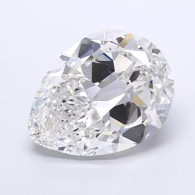 18.14ct F VS1 Very Good Cut Pear Lab Grown Diamond