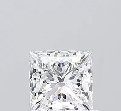 0.78ct E VVS2 Rare Carat Ideal Cut Princess Lab Grown Diamond