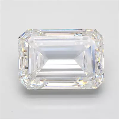 20.12ct F VS2 Excellent Cut Emerald Lab Grown Diamond