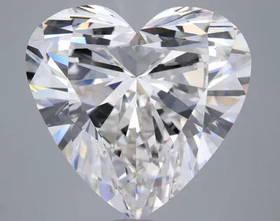 11.03ct F VVS2 Rare Carat Ideal Cut Heart Lab Grown Diamond