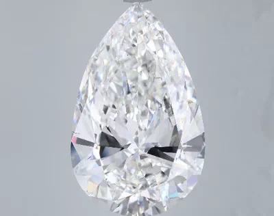 15.06ct F VS1 Rare Carat Ideal Cut Pear Lab Grown Diamond