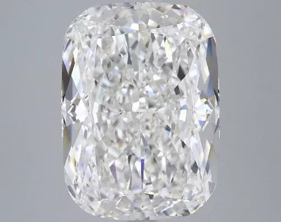 7.08ct F VS1 Rare Carat Ideal Cut Cushion Lab Grown Diamond