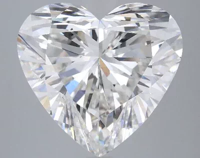 9.07ct G VS2 Rare Carat Ideal Cut Heart Lab Grown Diamond