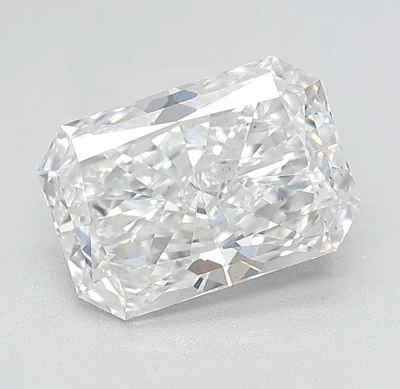 2.38ct E VS2 Rare Carat Ideal Cut Radiant Lab Grown Diamond