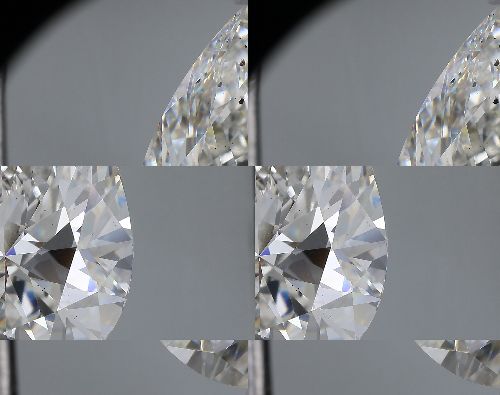 30.58ct G SI1 Rare Carat Ideal Cut Pear Lab Grown Diamond