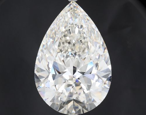 30.58ct G SI1 Rare Carat Ideal Cut Pear Lab Grown Diamond