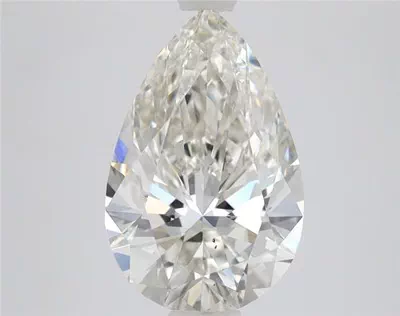 2.07ct H SI1 Rare Carat Ideal Cut Pear Lab Grown Diamond