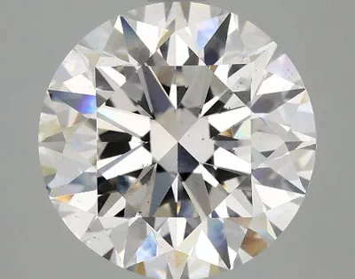 5.01ct F SI1 Excellent Cut Round Lab Grown Diamond