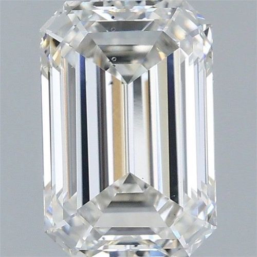 2.03ct G SI1 Rare Carat Ideal Cut Emerald Lab Grown Diamond