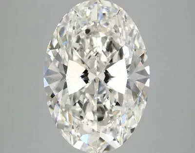 4.01ct H VS2 Rare Carat Ideal Cut Oval Lab Grown Diamond