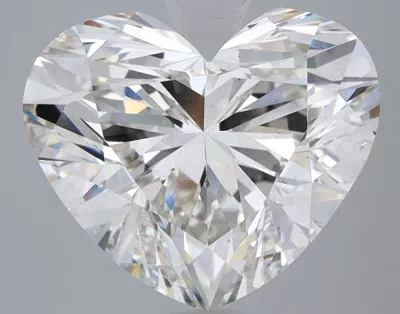 5.05ct G VS2 Rare Carat Ideal Cut Heart Lab Grown Diamond