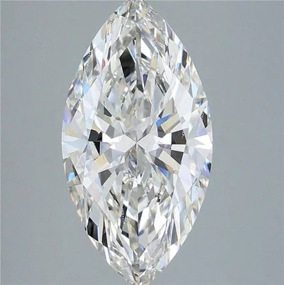 5.01ct G SI1 Rare Carat Ideal Cut Marquise Lab Grown Diamond
