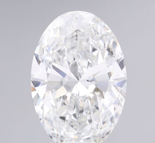 18.23ct F VS1 Rare Carat Ideal Cut Oval Lab Grown Diamond