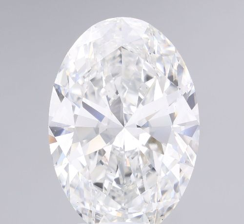 18.23ct F VS1 Rare Carat Ideal Cut Oval Lab Grown Diamond