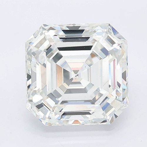 2.51ct F SI1 Rare Carat Ideal Cut Asscher Lab Grown Diamond