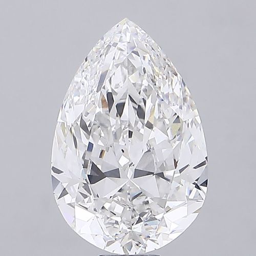 20.11ct E VS2 Rare Carat Ideal Cut Pear Lab Grown Diamond