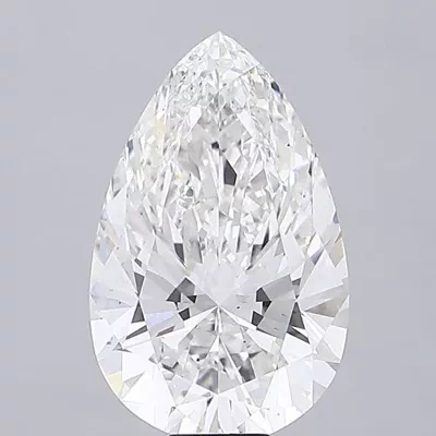 20.03ct F VS1 Rare Carat Ideal Cut Pear Lab Grown Diamond