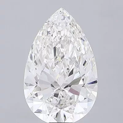 20.06ct F VS1 Rare Carat Ideal Cut Pear Lab Grown Diamond
