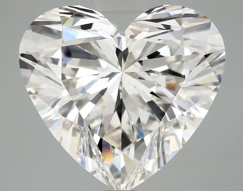 5.02ct F VS1 Rare Carat Ideal Cut Heart Lab Grown Diamond