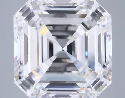 6.62ct E VVS2 Very Good Cut Asscher Lab Grown Diamond