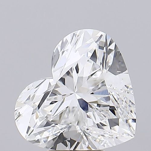 6.07ct E VVS2 Rare Carat Ideal Cut Heart Lab Grown Diamond