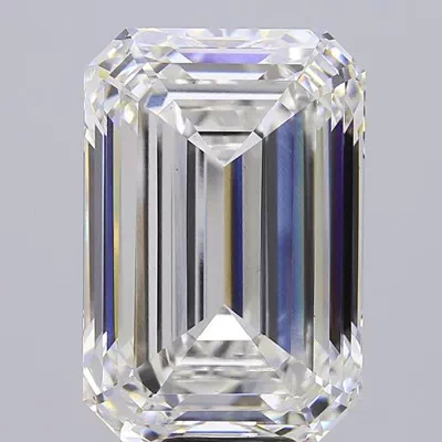 16.09ct F VS1 Rare Carat Ideal Cut Emerald Lab Grown Diamond