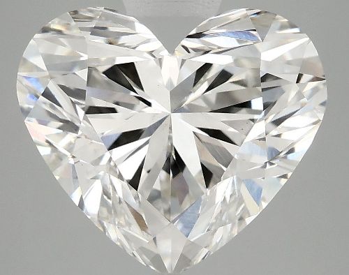 5.00ct G VS2 Rare Carat Ideal Cut Heart Lab Grown Diamond