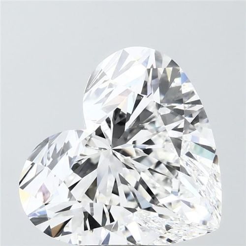 6.04ct E VVS2 Rare Carat Ideal Cut Heart Lab Grown Diamond