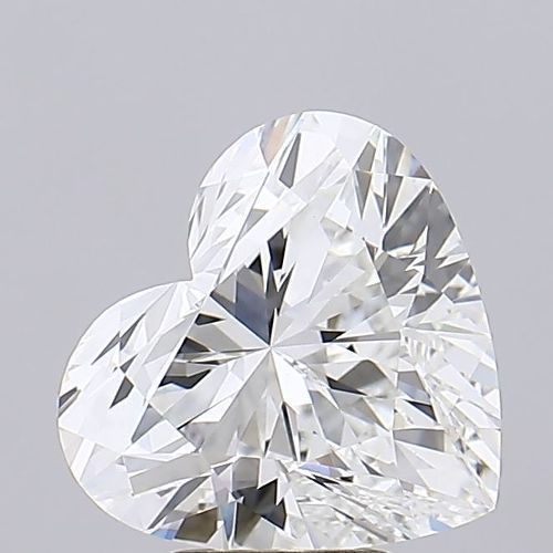 5.07ct F VVS2 Rare Carat Ideal Cut Heart Lab Grown Diamond