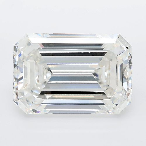 16.53ct F VVS2 Rare Carat Ideal Cut Emerald Lab Grown Diamond