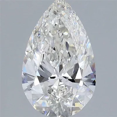 2.01ct H VS1 Rare Carat Ideal Cut Pear Lab Grown Diamond