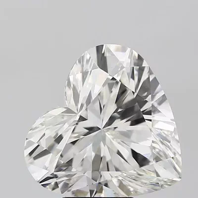 6.01ct G VVS2 Rare Carat Ideal Cut Heart Lab Grown Diamond