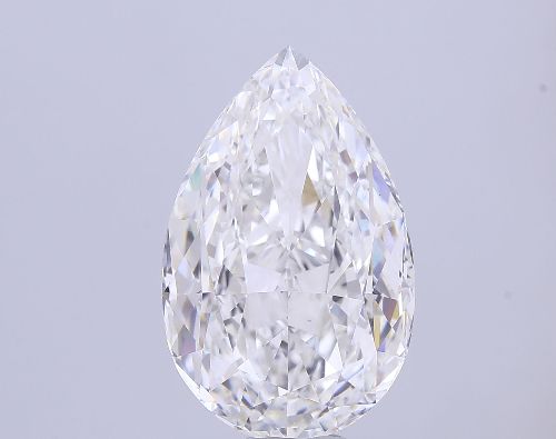 20.09ct F VS1 Rare Carat Ideal Cut Pear Lab Grown Diamond