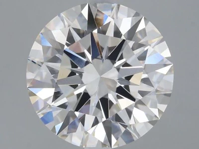 3.02ct H VVS2 Rare Carat Ideal Cut Round Lab Grown Diamond