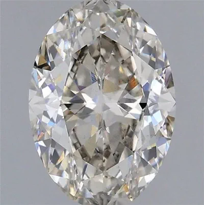 2.00ct J VS1 Rare Carat Ideal Cut Oval Lab Grown Diamond