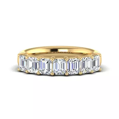 Mae 7 Stone Lab Diamond Band