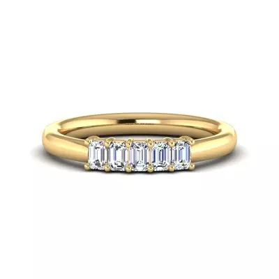 Salem 5 Stone Diamond Band