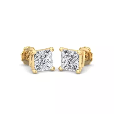 Fancy Shape Diamond Earrings