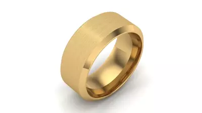 Beveled Edge Band (8mm)