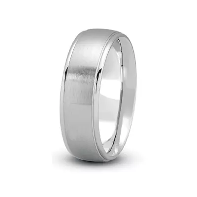 Dome Satin Finished With Recessed Sides (8mm)