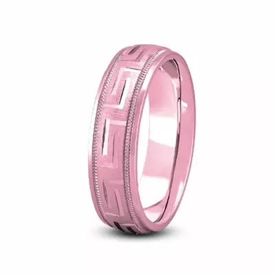 Fancy Carved Diamond Cut Band (5mm)