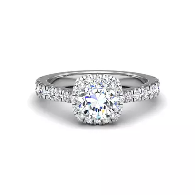 Riley Halo Engagement Ring