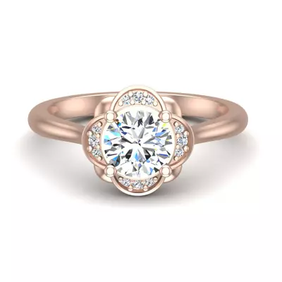 Mariah Halo Engagement Ring