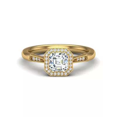 Izabelle Halo Engagement Ring