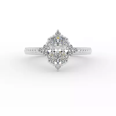 Ainsley Halo Engagement Ring