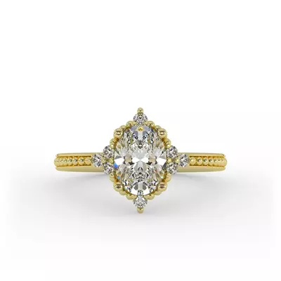 Ainsley Halo Engagement Ring