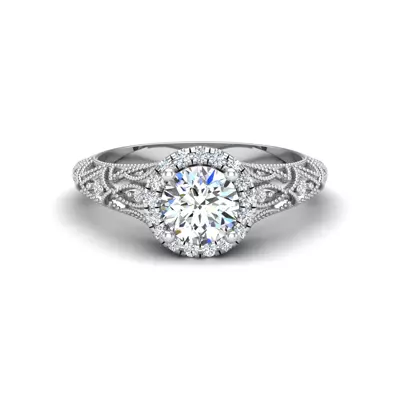 Rylie Halo Engagement Ring