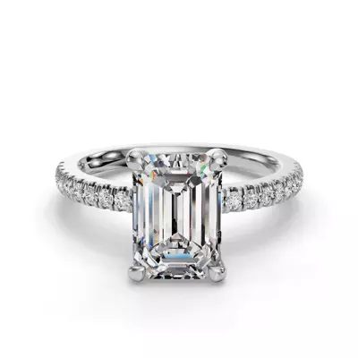 Setting Gabriella Pavé Hidden Halo