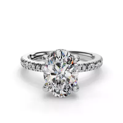 Setting Gabriella Pavé Hidden Halo